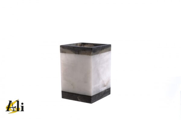 Portaspazzolino bicolore cenerino