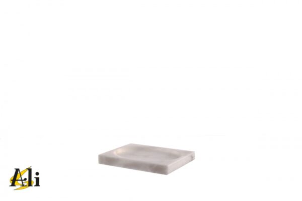 Portasapone ovale bianco