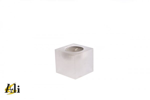 Cubo porta candele trasparente