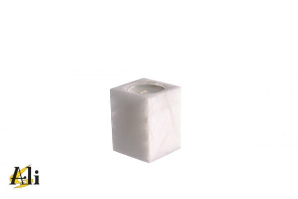 Quadro porta candele bianco
