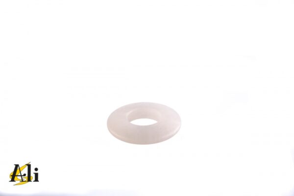 Anello in alabastro bianco