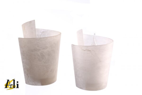 Lampada spirale cono bianca