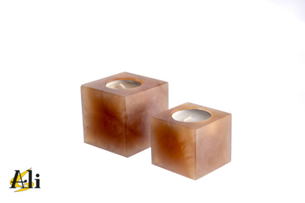 Cubo porta candele agata - immagine 2
