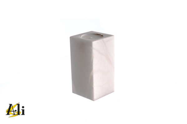 Quadro porta candele bianco - immagine 2